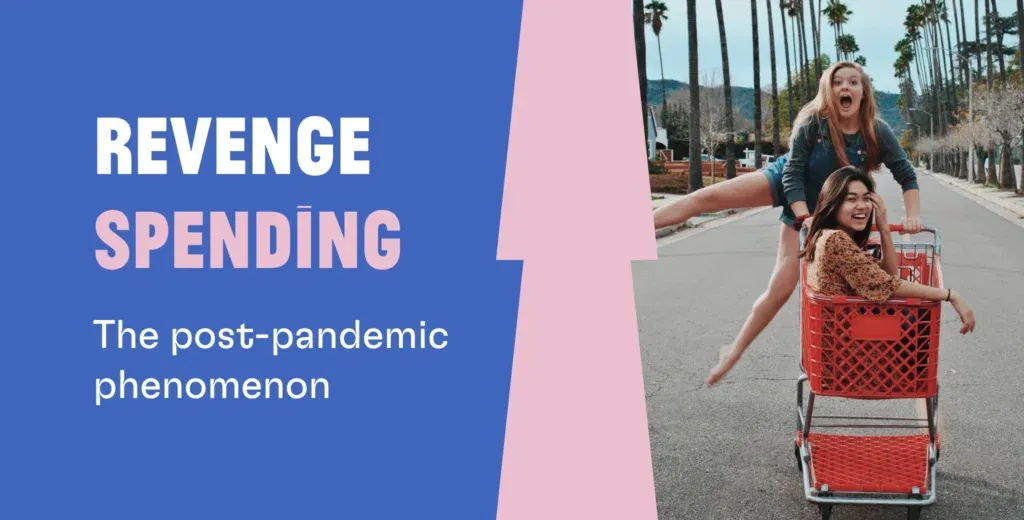 Geek insider how revenge saving is changing consumer habits forever 3 Women shopping at a mall, making mindful choices inspired by revenge saving trends.